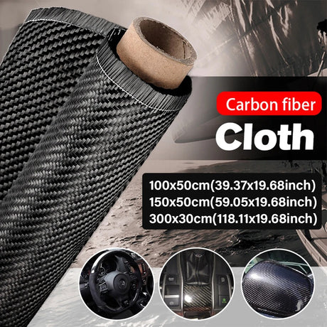 200g 50x150cm Carbon Fiber Cloth 50cm wide Plain Carbon Fabric For Commercial Car Part Sport Equipment Cars Accessories