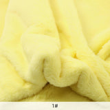 8mm Imitation Rabbit Fur Fabric Soft Short Plush For Warm Scarf, Doll,DIY Plush Toys Fabric Background Display Cloth 50x50cm/1m