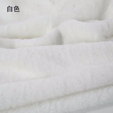 White Grey Colour Series 8mm imitation Rex rabbit Fur Fabric short plush fabric cabinet tablecloth display scarf cotton doll DIY