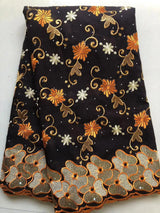 Wholesale Cotton African Lace Fabric 2023 High Quality Swiss Voile Lace Fabric Nigerian Dry Lace Fabrics With Stones Wedding Sew