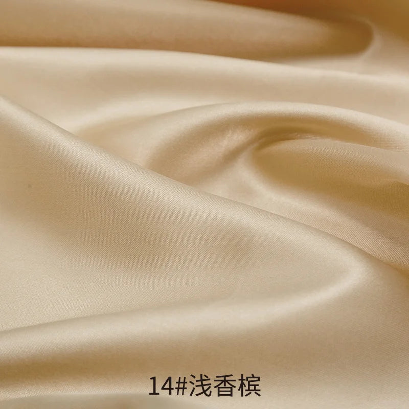 0.5m/1m/2m Satin Fabric Lining Soft and Shiny Silk-Like Material,for Clothing and Lining, Garments, DIY Craft, and Gift Wrapping