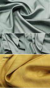 High End Bright Silk Striped Imitation Acetic Acid Fabric Satin Glossy Silk Smooth Drape Feeling Suit Dress Pants Fabric