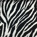 Velvet Fabric Safari Baby Zebra Short Pile