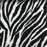 Velvet Fabric Safari Baby Zebra Short Pile