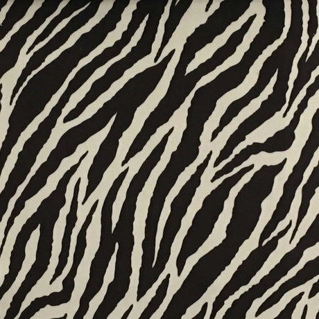 Velvet Fabric Safari Baby Zebra Short Pile