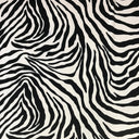 Safari Printed Stretch Velvet Fabric - Tiger, Zebra, Baby Leopard, Leopard, 52" Width (1 Yard)