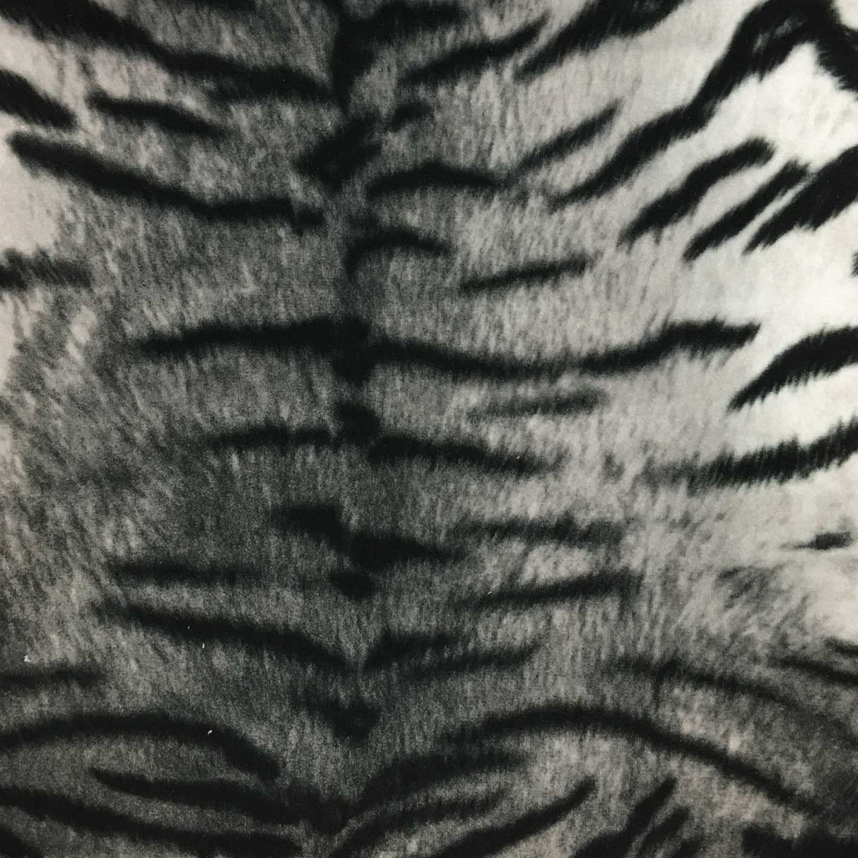 Velvet Fabric Safari Tiger Animal Print by the Yard
