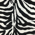 Zebra Velvet Fabric by the Yard