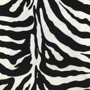 Zebra Velvet Fabric by the Yard