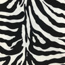 Zebra Velvet Fabric by the Yard