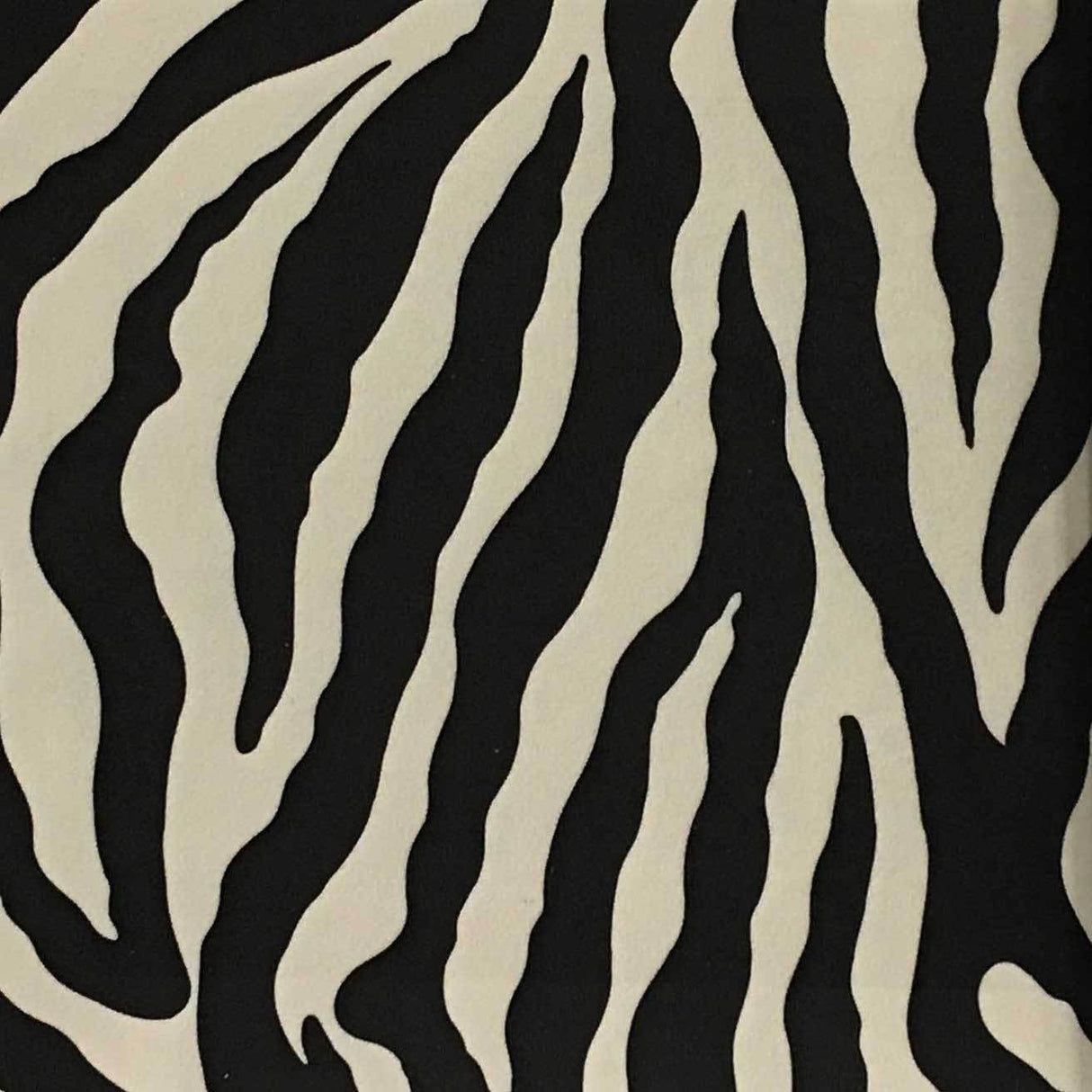Zebra Velvet Fabric by the Yard