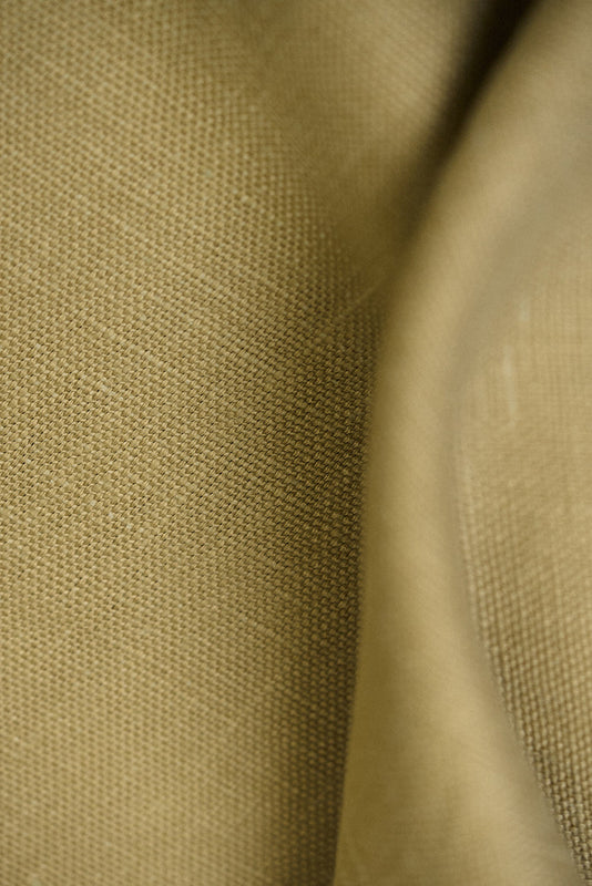 1 Yard Solid Sage Pure Linen Canvas Fabric 10.5 oz Softened 58 Inches Wide
