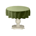 Tablecloth Dull Bridal Satin Fabric - Solid Color, 42" Round (1 Piece)