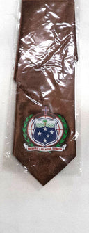 Samoa Seal Tie Polyester Fabric - Official Samoa National Seal, 56" Length, 3.5" Width (One Size)
