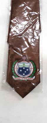 Samoa Seal Polyester Fabric - Samoa National Seal, 56" Length, 3.5" Width (1 Tie)