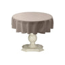 Tablecloth Dull Bridal Satin Fabric - Solid Color, 42" Round (1 Piece)