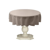 Tablecloth Dull Bridal Satin Fabric - 54" Round, Color Options (1 Piece)