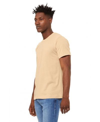 Bella Canvas 3001 Airlume Combed And Ring-Spun Cotton Fabric - Sand Dune, Crewneck, Short Sleeve, Unisex (1 Piece)