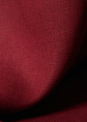 1 Yard Sangria Pure Linen Fabric, Midweight 5.5 oz Softened Solid Weave 52 Inch