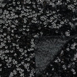 Sanibel Seashell Polyester Velvet Sequin Fabric - Seashell Sequin, 49" Width, 365 GSM (1 Yard)
