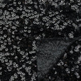 Sanibel Seashell Polyester Velvet Sequin Fabric - Seashell Sequin Embellishment, 49" Width (1 Yard)