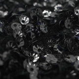 Sanibel Seashell Polyester Velvet Sequin Fabric - Seashell Sequin, 49" Width, 365 GSM (1 Yard)