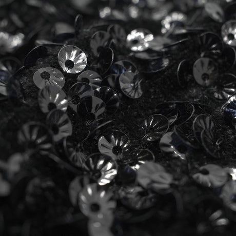 Sequin Velvet Seashell Fabric