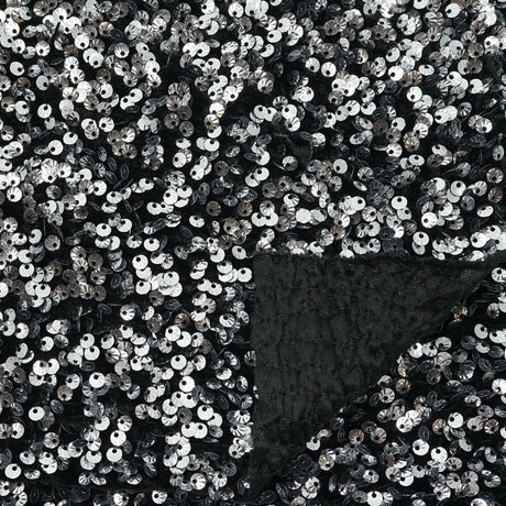 Sequin Velvet Seashell Fabric