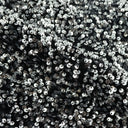 Sanibel Seashell Polyester Velvet Sequin Fabric - Seashell Sequin, 49" Width, 365 GSM (1 Yard)