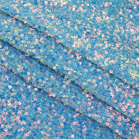 Sequin Velvet Seashell Fabric
