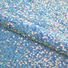 Sanibel Seashell Polyester Velvet Sequin Fabric - Seashell Sequin, 49" Width, 365 GSM (1 Yard)
