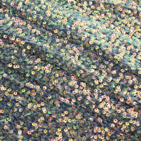 Sequin Velvet Seashell Fabric