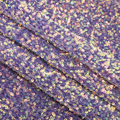 Sequin Velvet Seashell Fabric