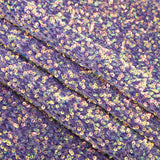 Sanibel Seashell Polyester Velvet Sequin Fabric - Seashell Sequin, 49" Width, 365 GSM (1 Yard)