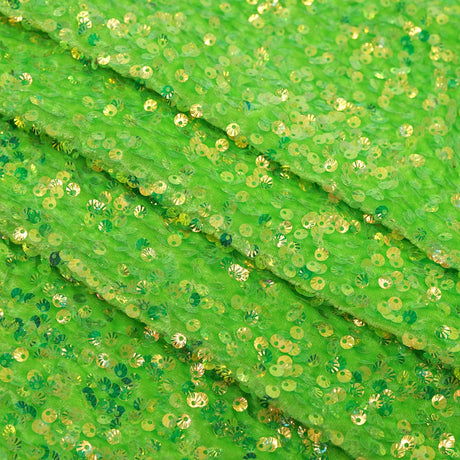 Sequin Velvet Seashell Fabric