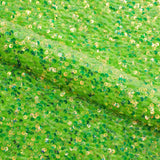 Sanibel Seashell Polyester Velvet Sequin Fabric - Seashell Sequin, 49" Width, 365 GSM (1 Yard)