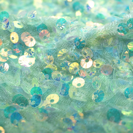 Sequin Velvet Seashell Fabric
