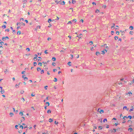 Sequin Velvet Seashell Fabric