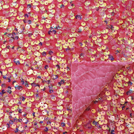 Sequin Velvet Seashell Fabric