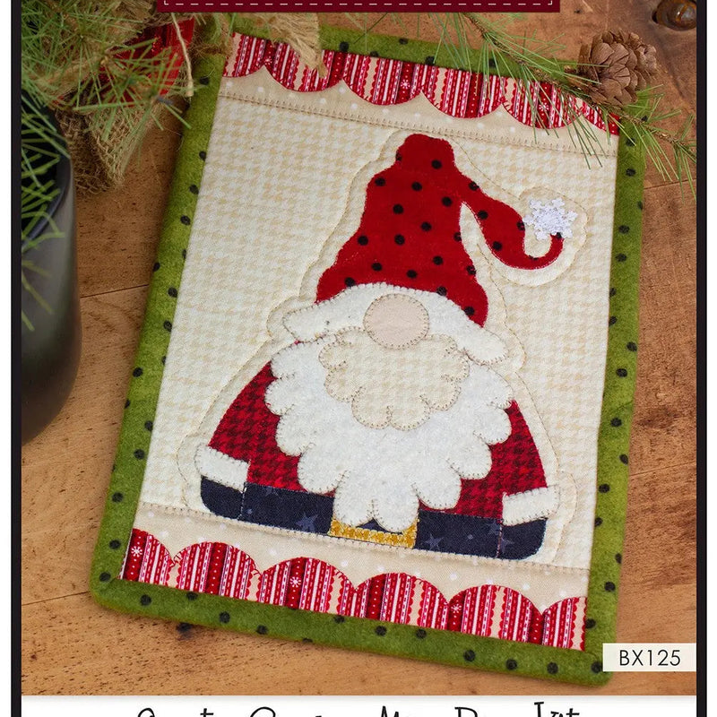Santa Gnome Mug Rug Kit