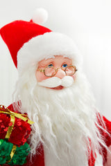 20" Santa Standing on a Gift Box