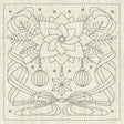 Sashiko Cloth Blessing Cotton Linen Cloth 12in x 12in