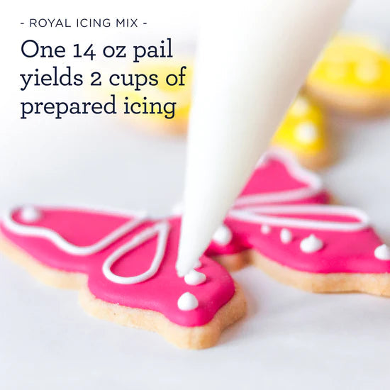 Satin Ice Royal Icing Mix, 14 oz Pail Bucket