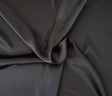 Black Polyester Satin Fabric