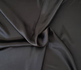 Black Polyester Satin Fabric