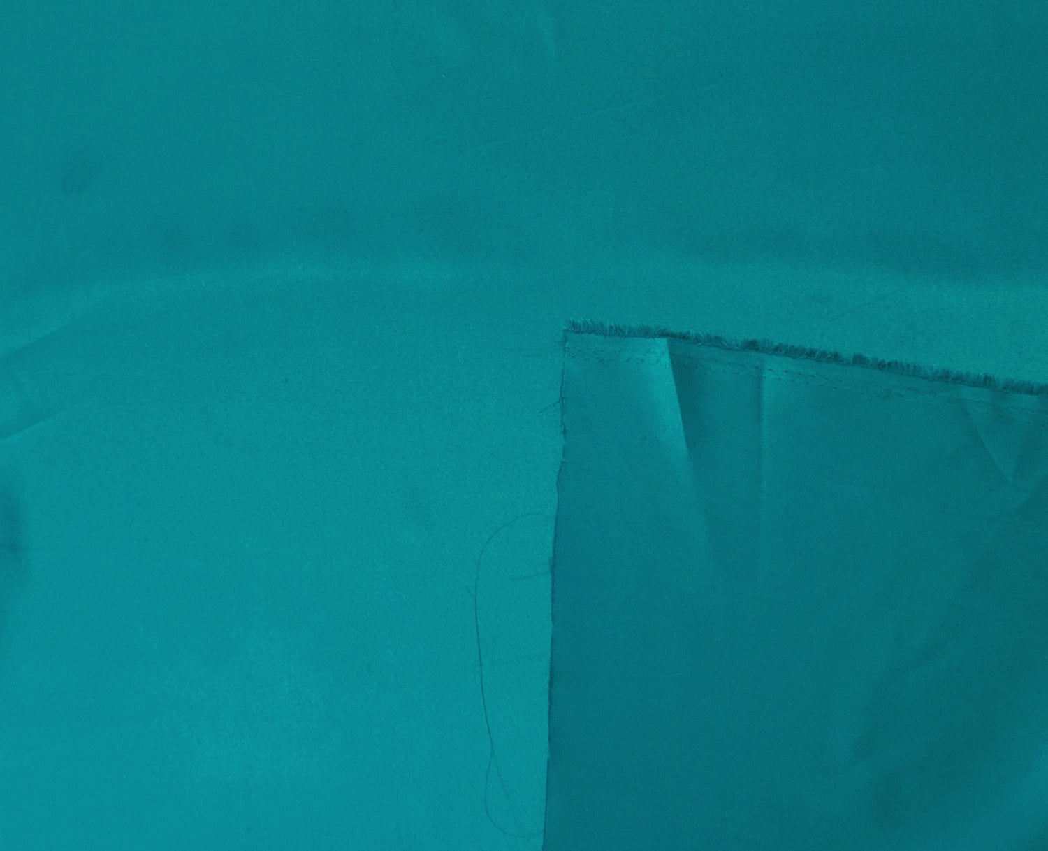 Teal Polyester Satin Fabric