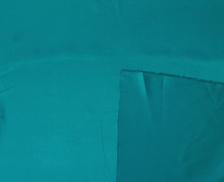 Teal Polyester Satin Fabric