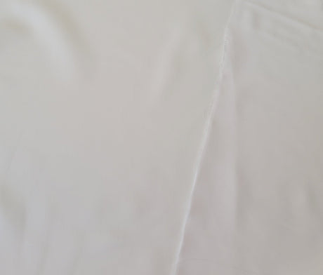 Polyester Satin White Brushed Face