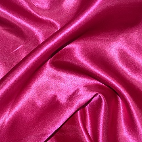 1 Yard Premium Satin Fabric by the Yard for Apparel & Events - Smooth & Lustrous 60" Width