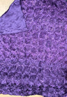 1 Yard 3D Rose Design Satin Rosette Ribbon Fabric by the Yard 54" Width